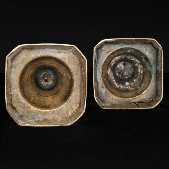 Pair of Vintage Brass Candlesticks | Candle Holders - Picture 5 of 5